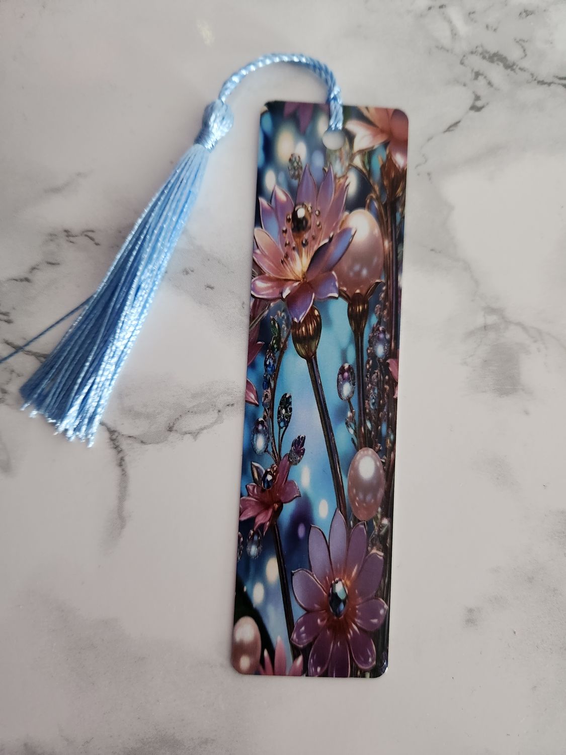 Marque page fleurs 3d