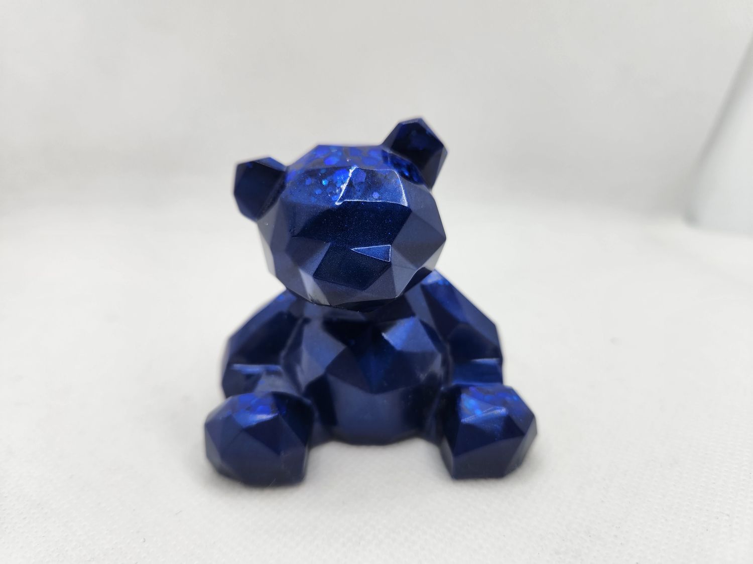 Ourson bleu nuit pailleté