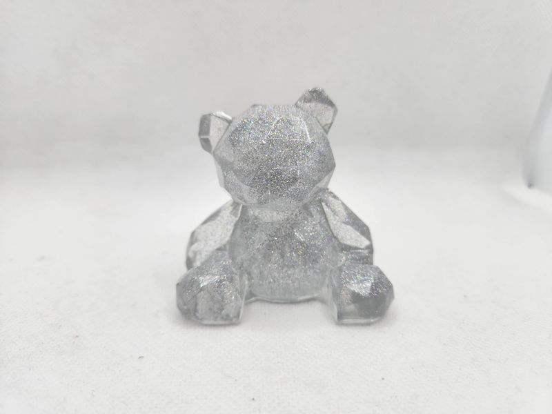 Ourson pailleté holographique