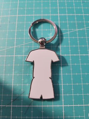 Porte clé maillot de foot métal complet personnalisé Porte clé maillot de foot métal complet personnalisé