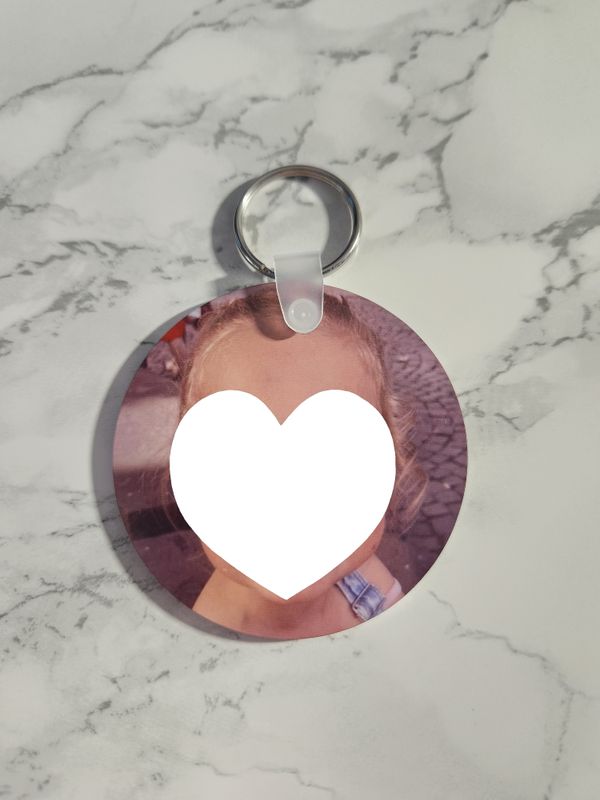 Porte clé personnalisé double face