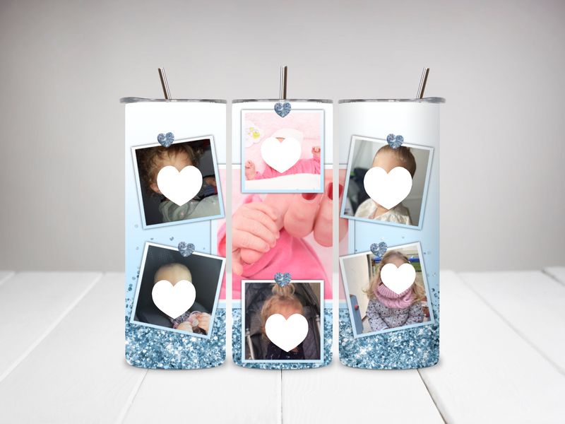 Tumbler / gobelet isotherme avec photos