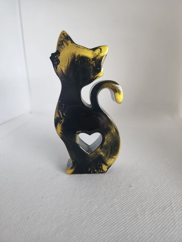Chat statuette personnalisé