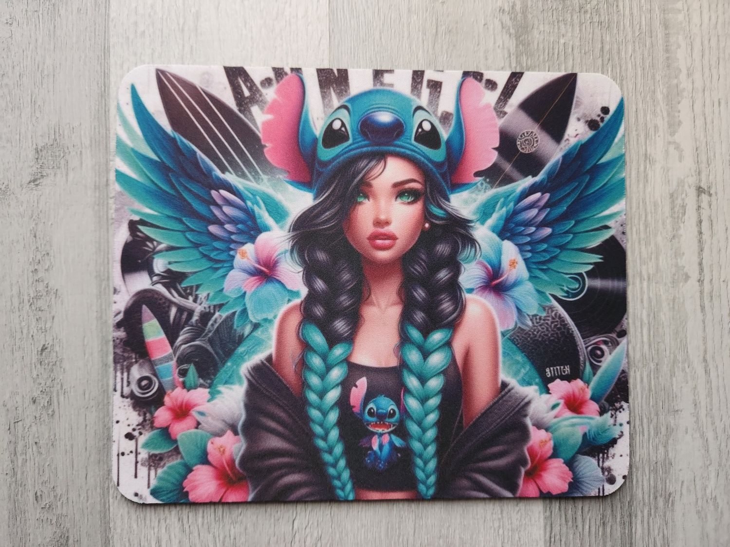 Tapis de souris fan' art stitch