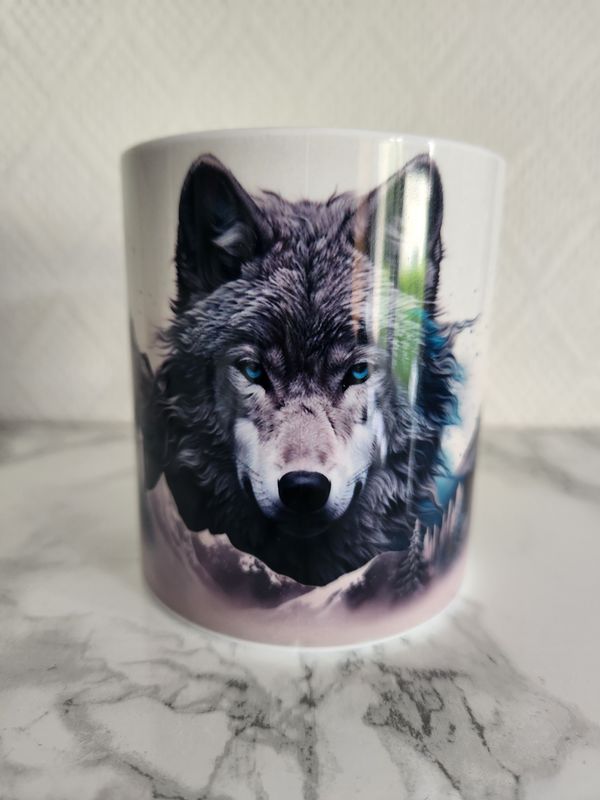 Tasse polymère loup