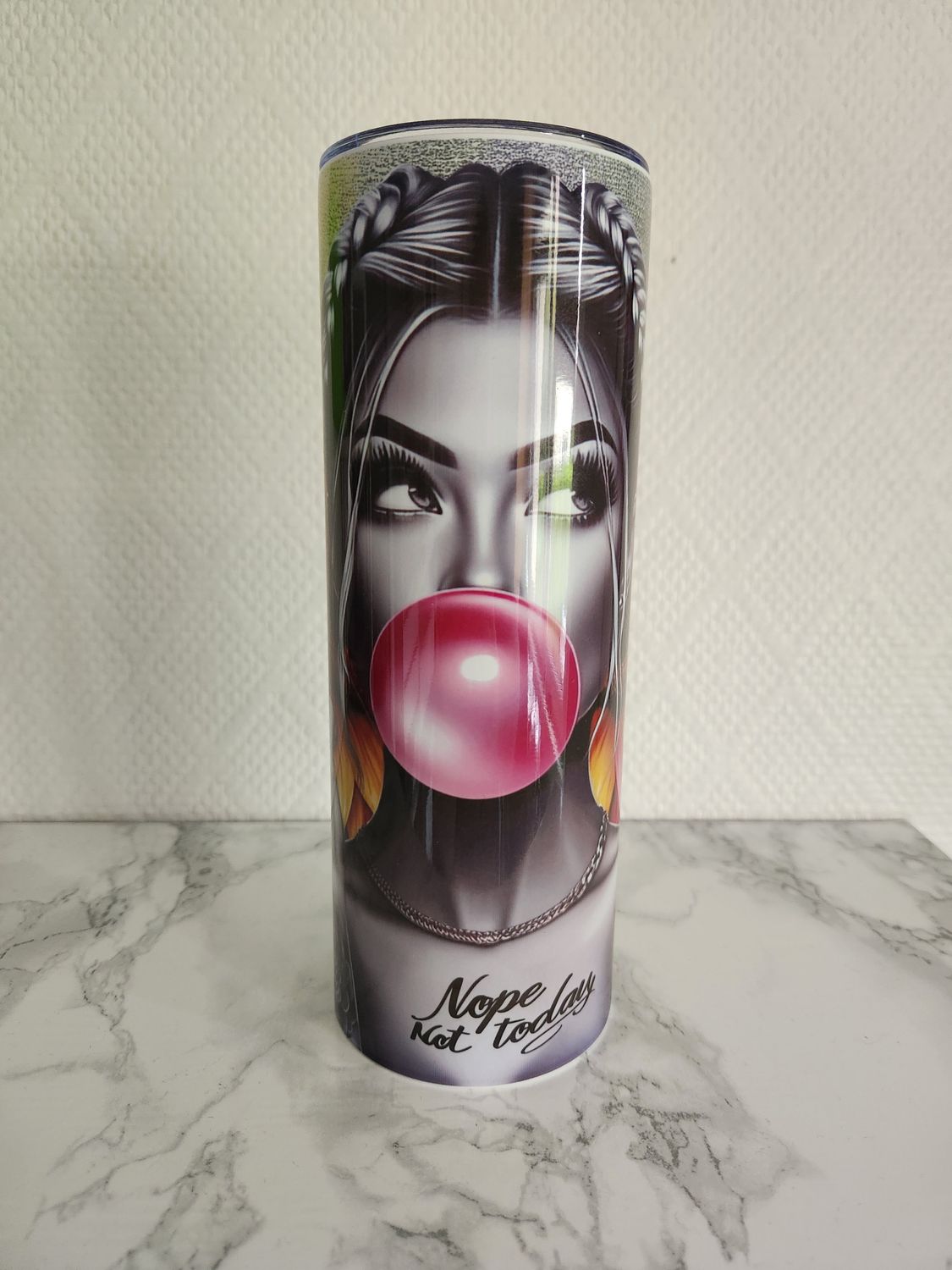 Tumbler / gobelet en acier not today