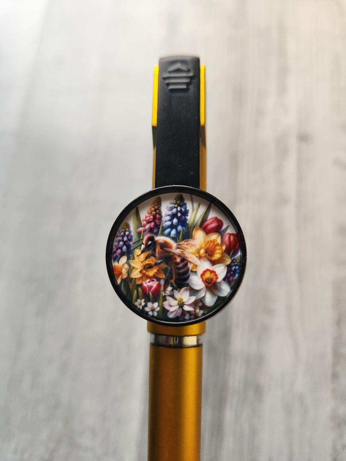 Stylo 3 en 1 jaune abeille