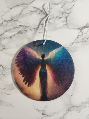 Désodorisant rond ange