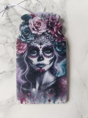 Désodorisant flacon santa muerte