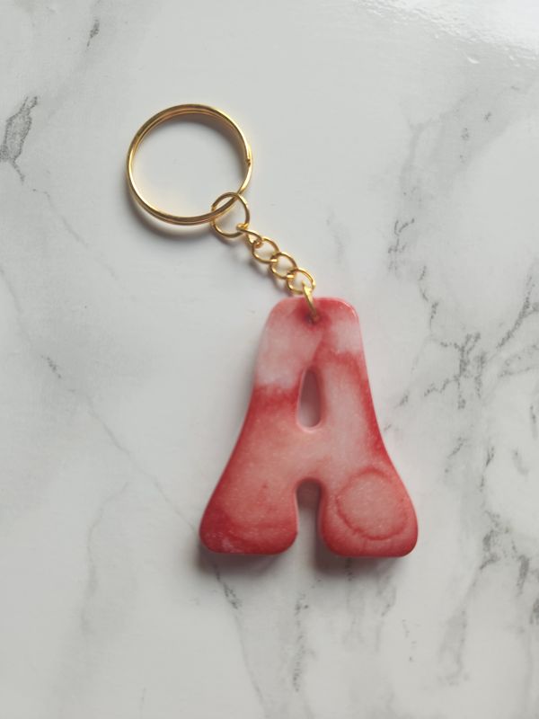 A marbré rouge et blanc