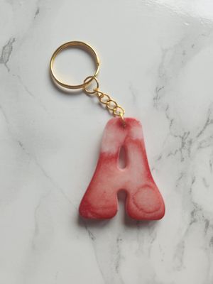 A marbré rouge et blanc