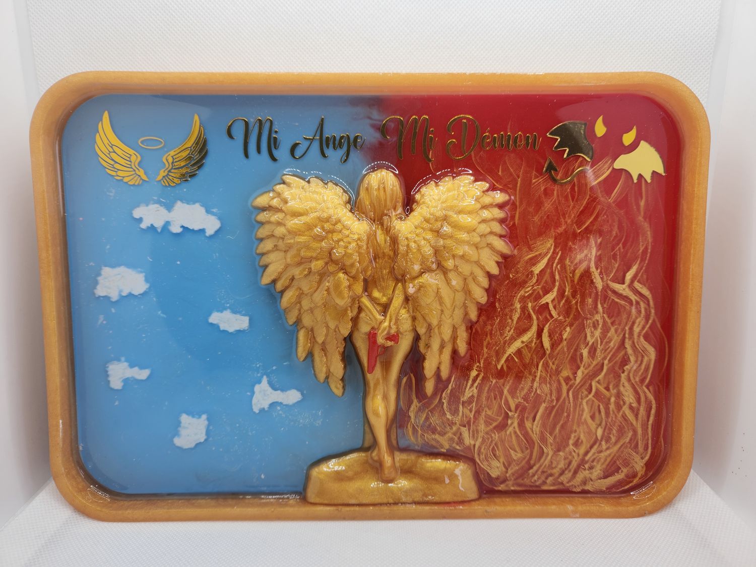 Tableau mi ange mi démon