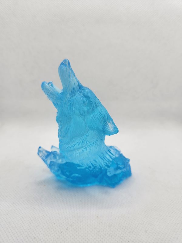 Tête de loup hurlant personnalisée