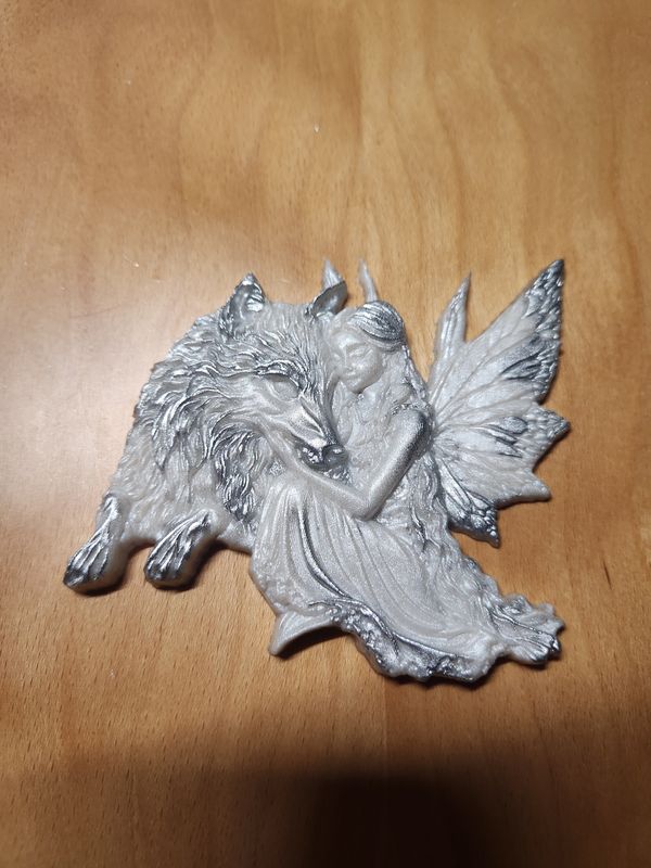 Loup et fée personnalisé