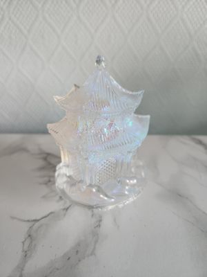 Temple lumineux transparent holographique avec sa télécommande