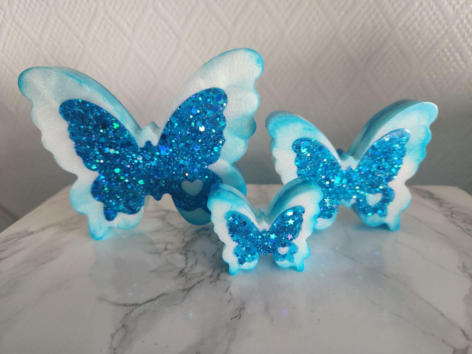 Trio de papillons double personnalisé