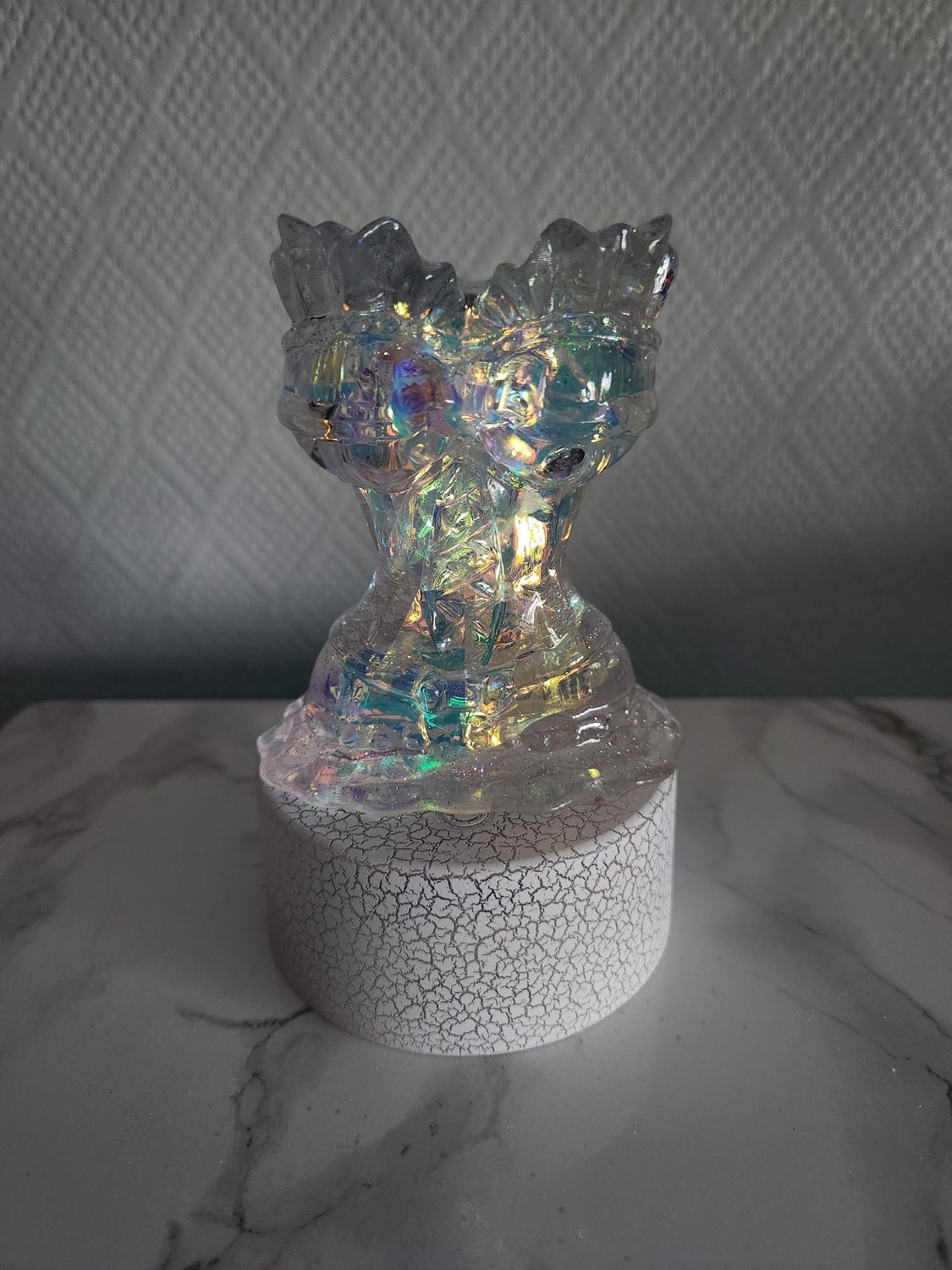 Corset transparent holographique