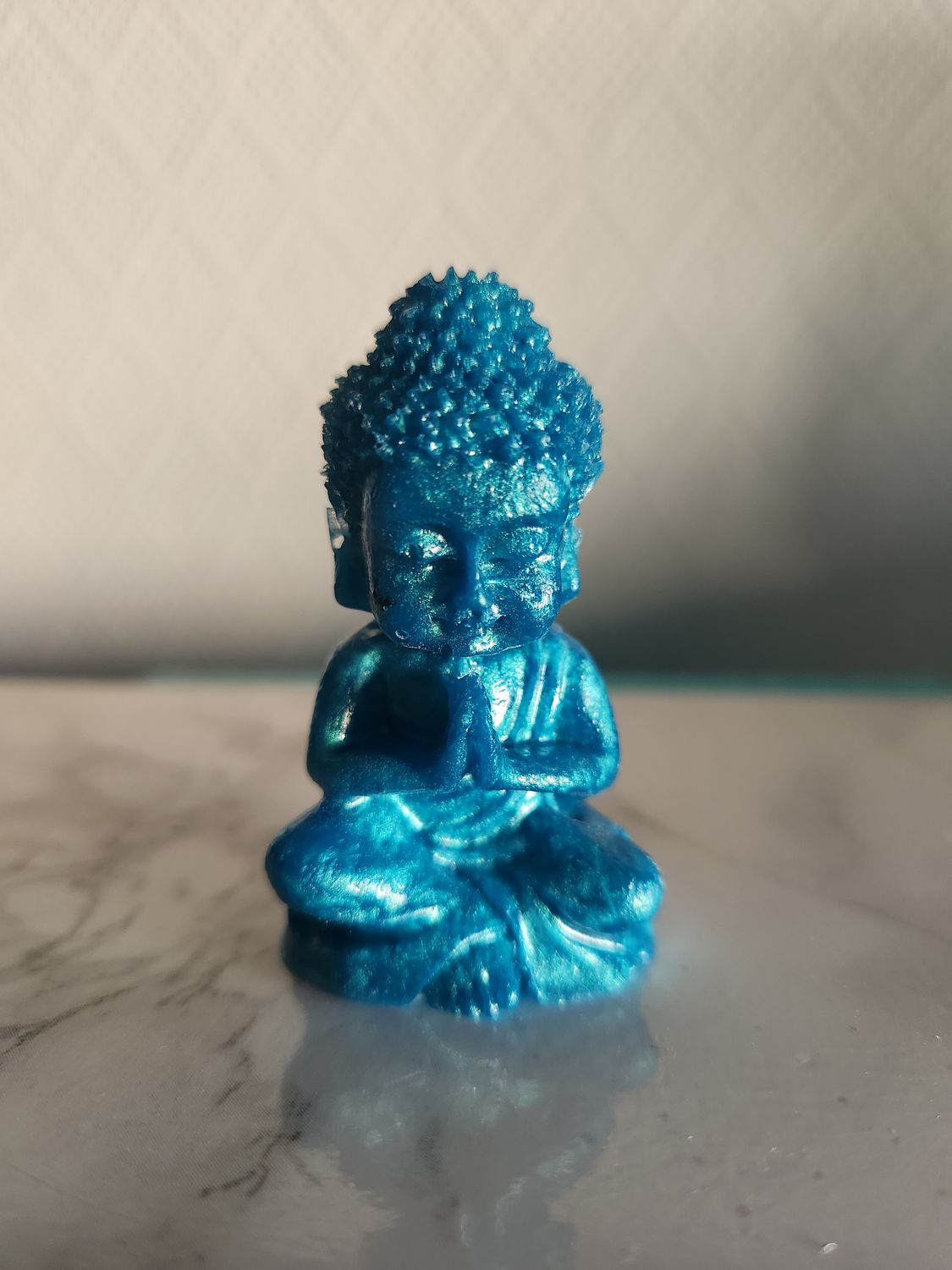 Magnet bouddha bleu océan