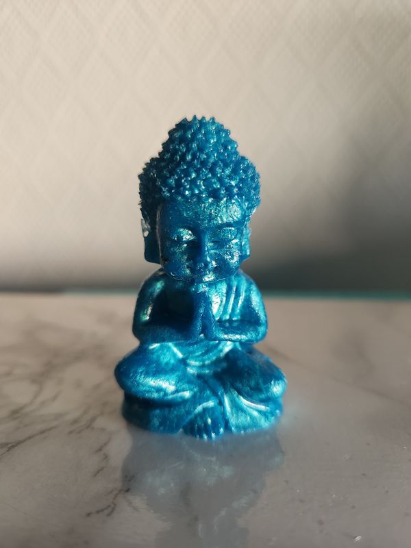 Magnet bouddha bleu océan