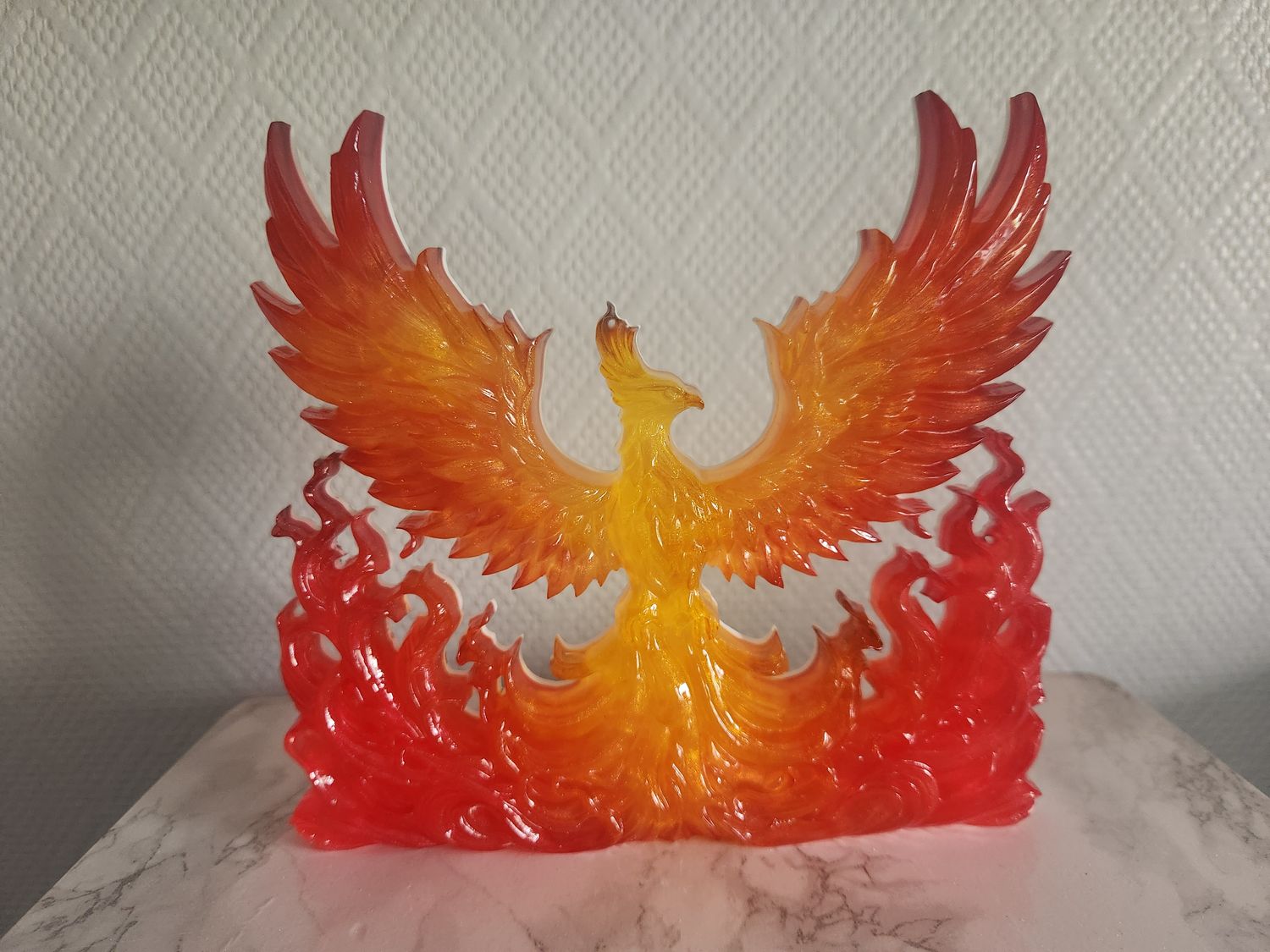 Phénix enflammé personnalisé