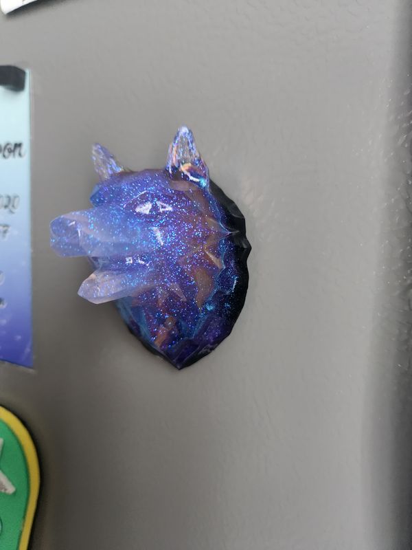Magnet tête de loup galaxy