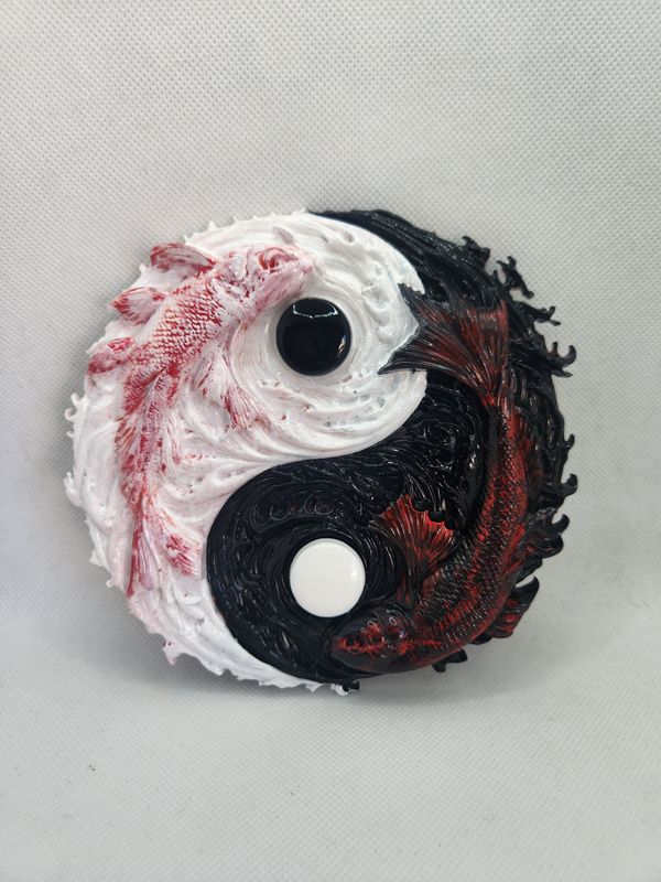 Carpes Koï yin yang