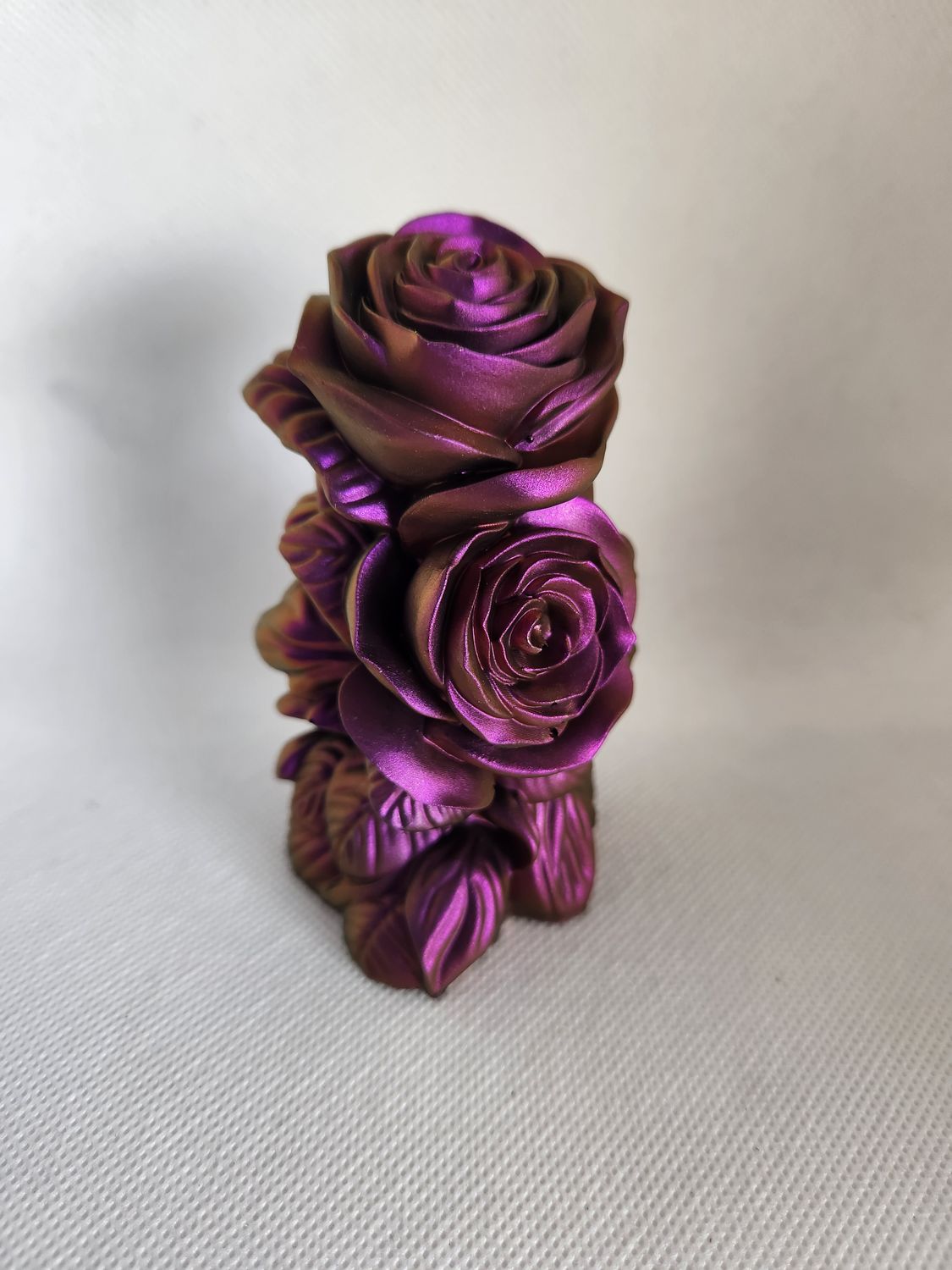 Roses empilées caméléon violet cuivré