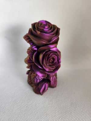 Roses empilées caméléon violet cuivré
