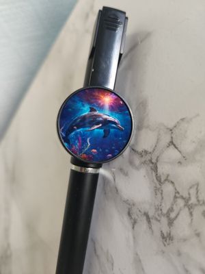 Stylo 3 en 1 noir dauphin