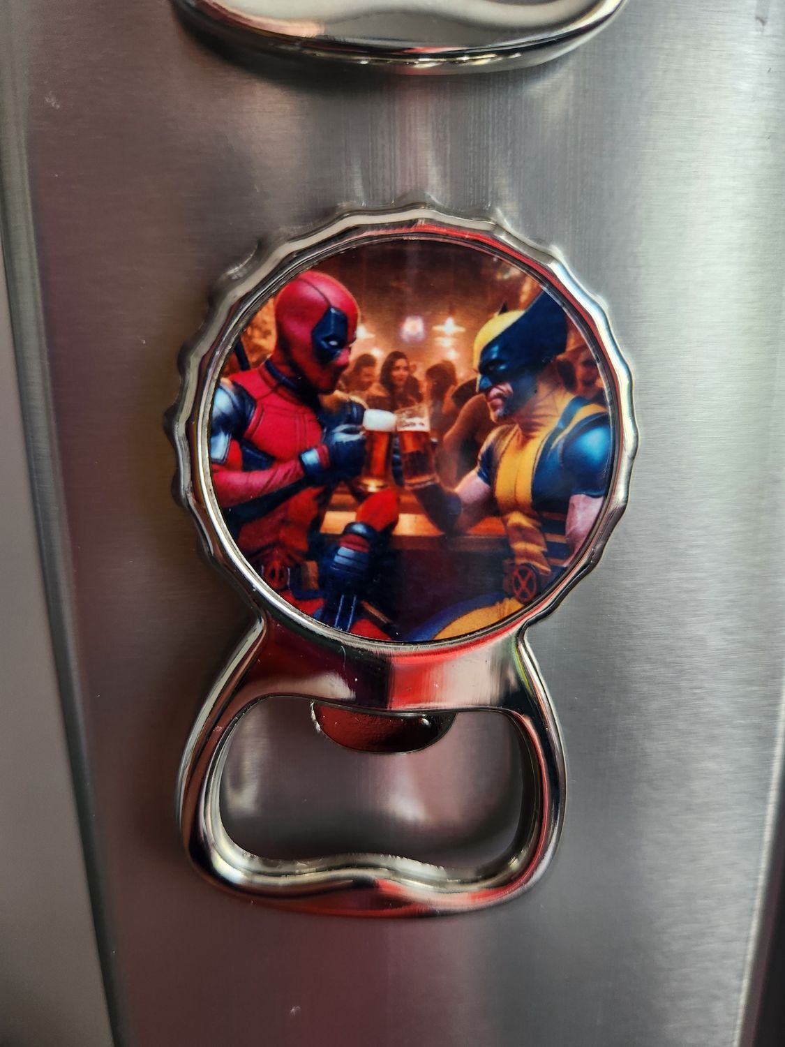 Décapsuleur magnet Deadpool et Volverine