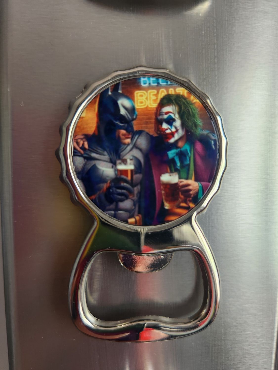 Décapsuleur magnet Batman et Joker