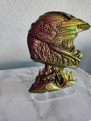 Casque moto paysage personnalisé