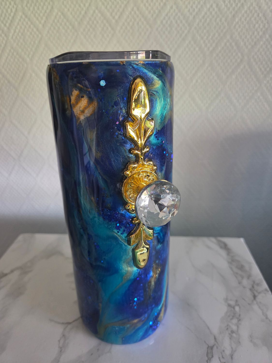 Tumbler / gobelet isotherme luxury blue