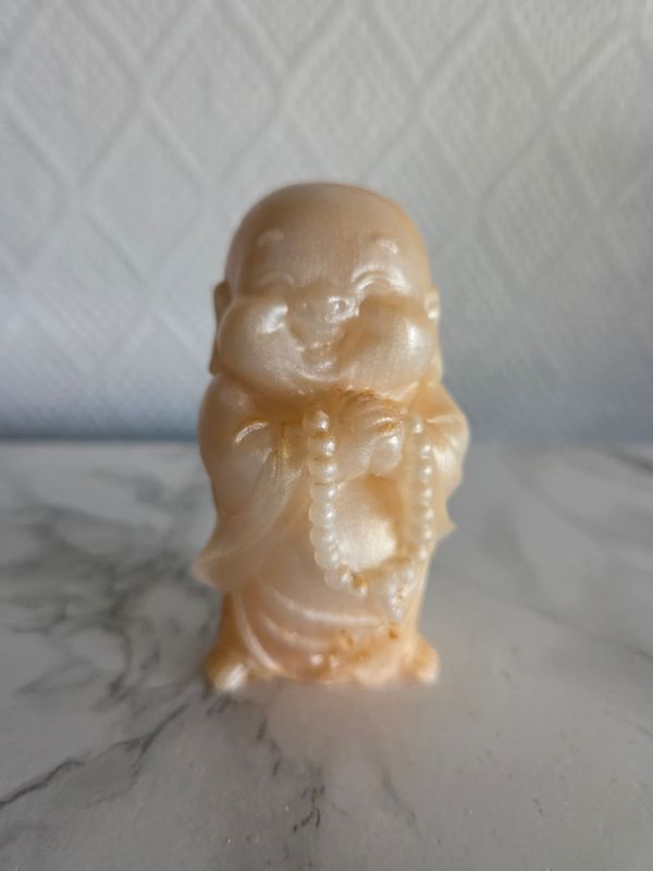 Bouddha blanc et or