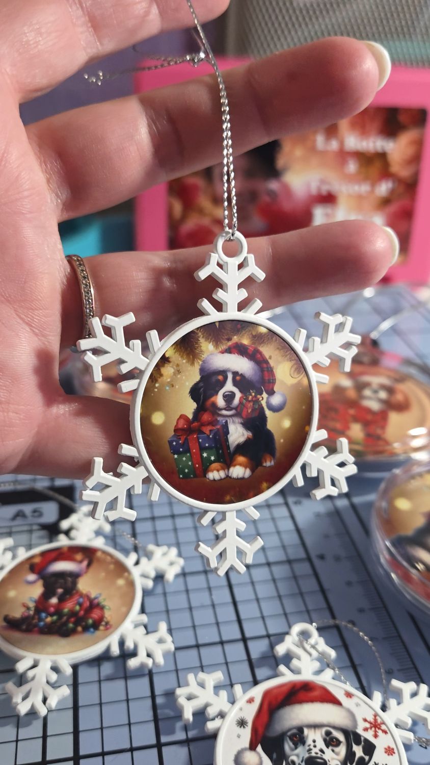 Flocon de Noël personnalisé