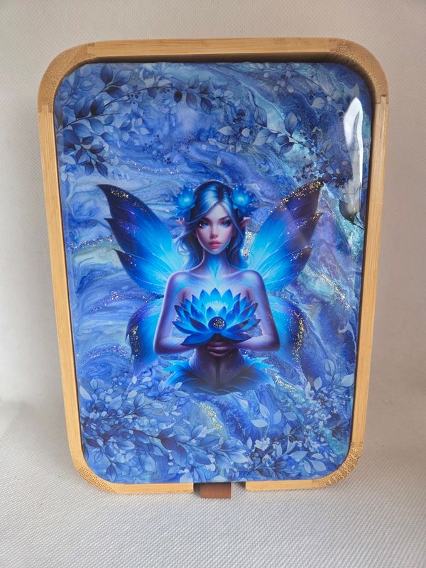 Boite miroir fée bleue