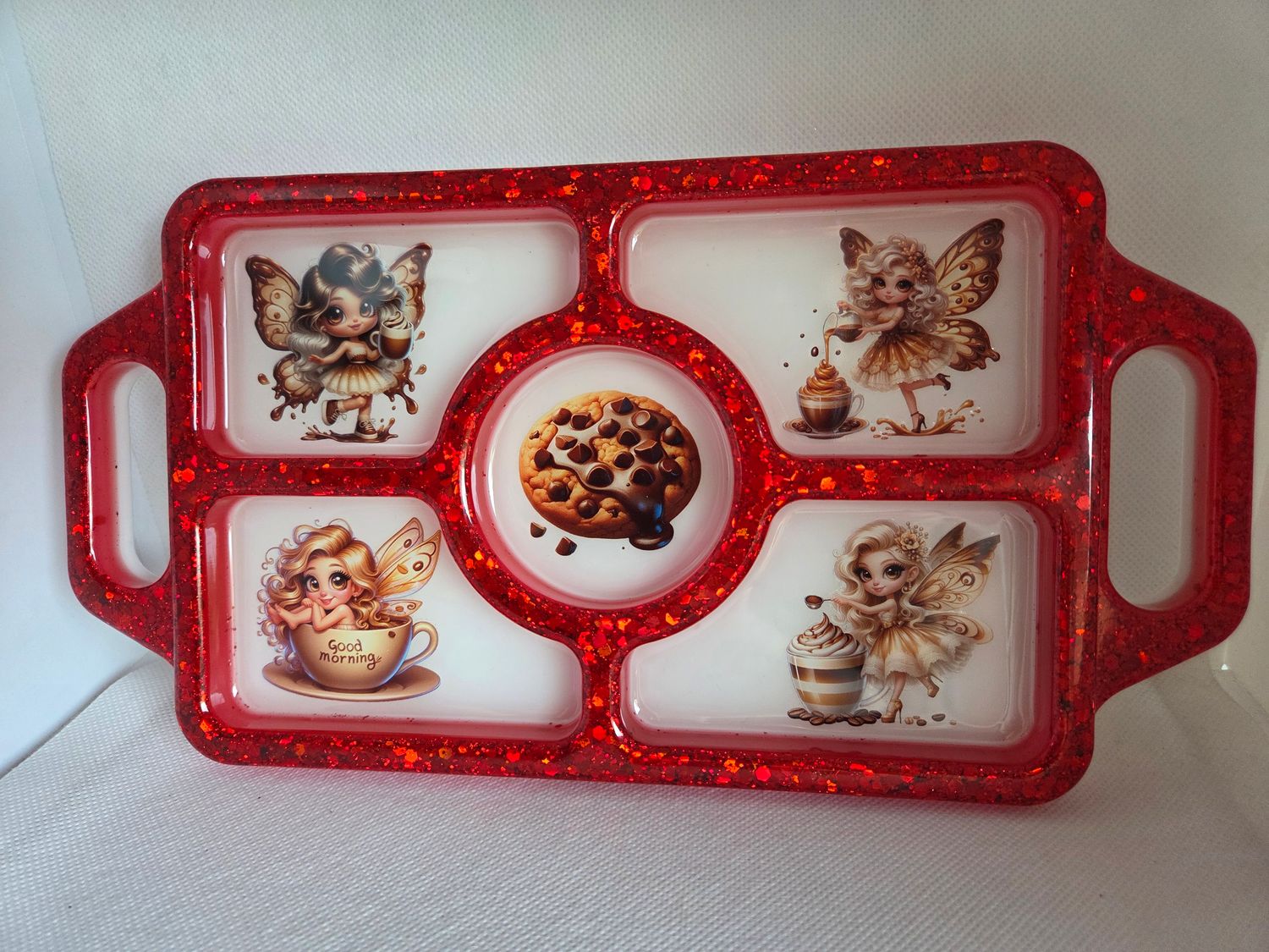 Plateau à compartiments Fées gourmandes