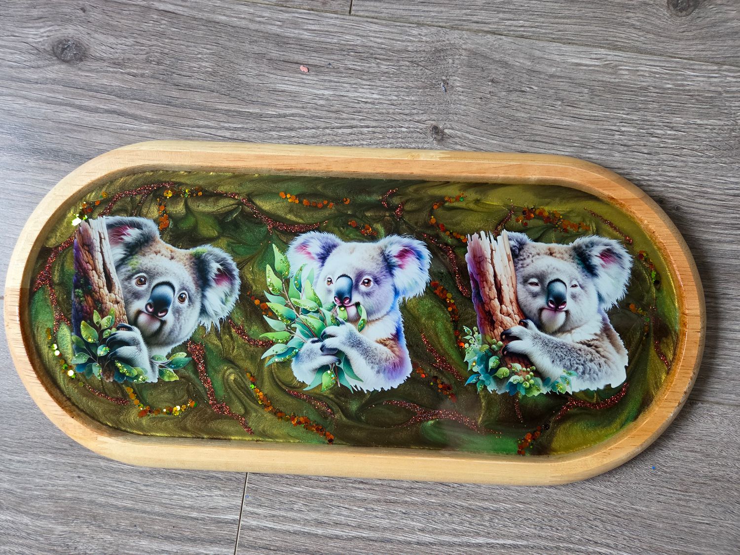 Plateau Koala pailleté Plateau Koala pailleté