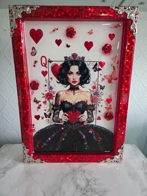 Tableau Reine de coeur Tableau Reine de coeur