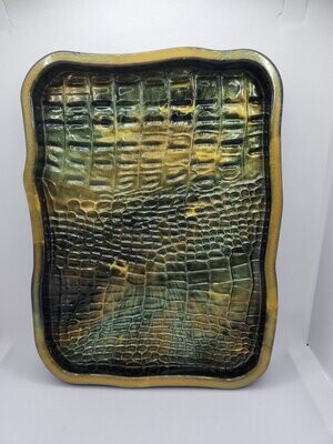 Plateau croco personnalisé
