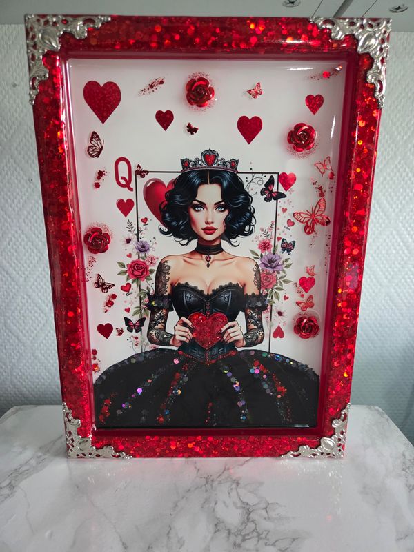 Tableau Reine de coeur Tableau Reine de coeur