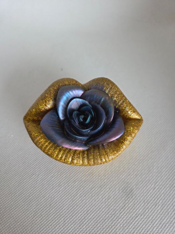 Bouche  doré rose caméléon