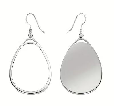 Boucles d'oreilles gouttes métal personnalisées