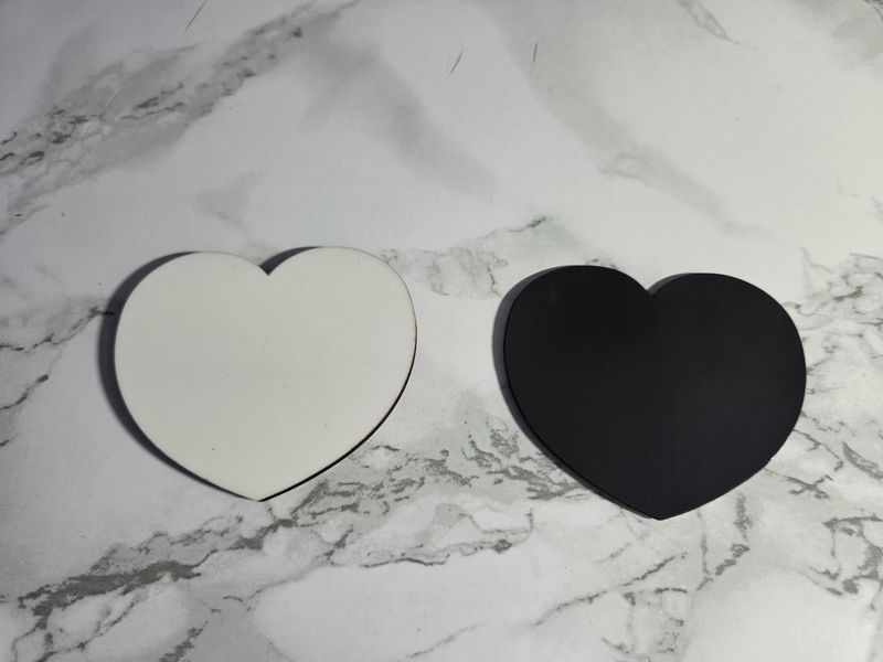 Magnet coeur bois personnalisé