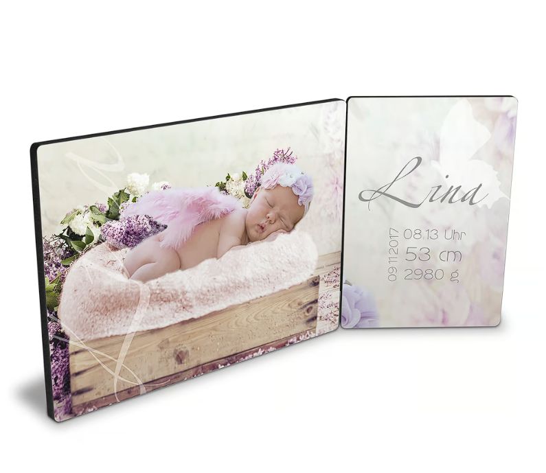 Cadre double photo personnalisé