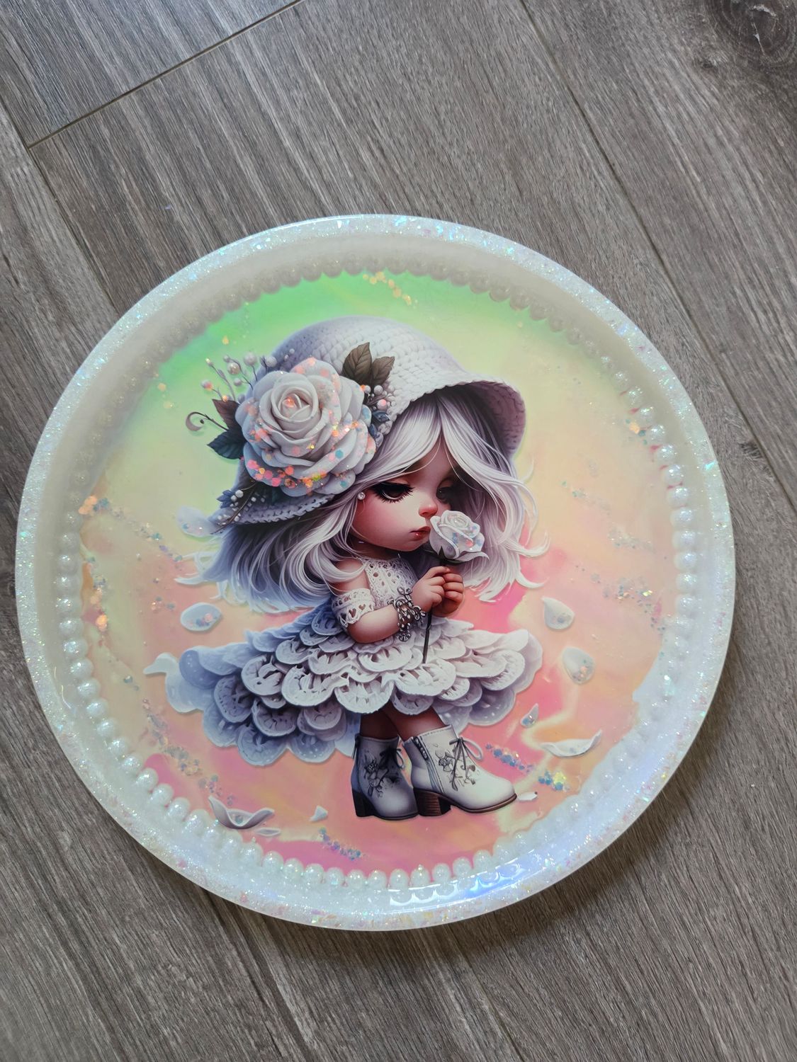 Plateau perles XL personnalisé