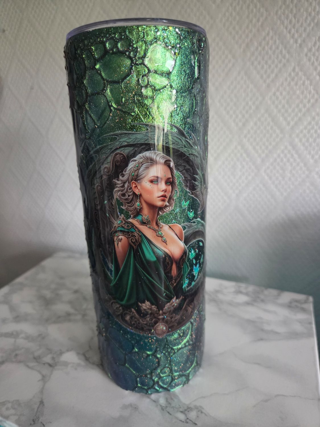 Tumbler 20oz Enchanteresse dragon 
