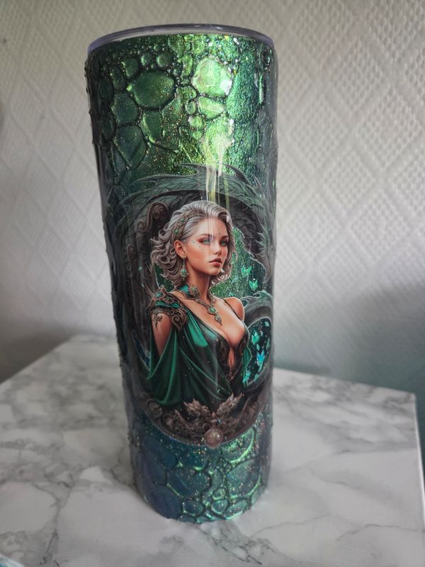 Tumbler 20oz Enchanteresse dragon 