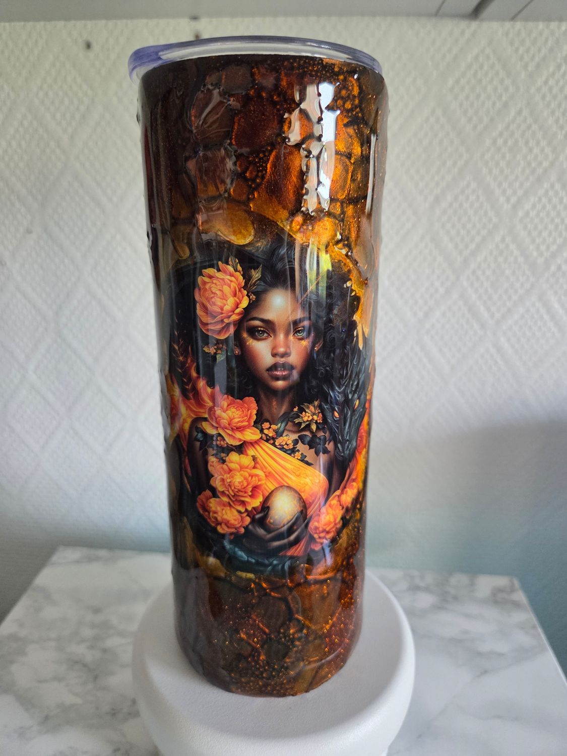 Tumbler 20oz Enchanteresse dragon Freya