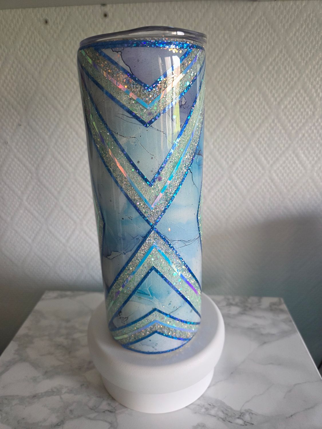 Tumbler 20oz Fractal X bleu 
